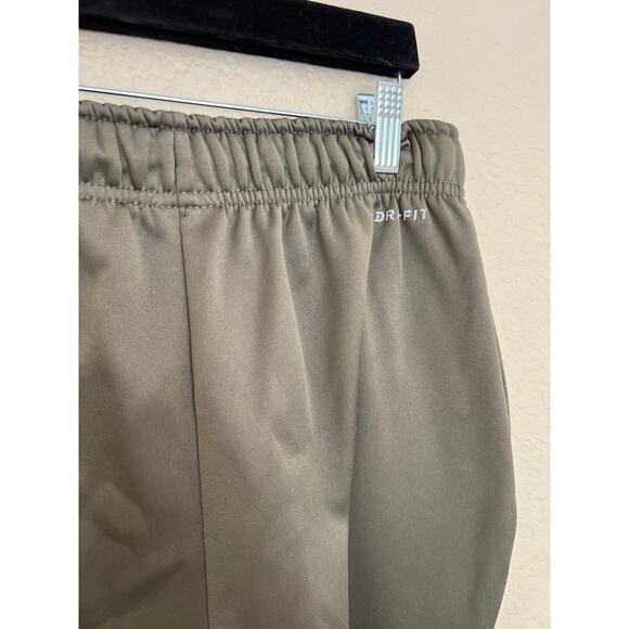 Nike Dri-FIT Tapered Joggers Olive Green Polyester Athletic Pants Size M - Picture 7 of 10